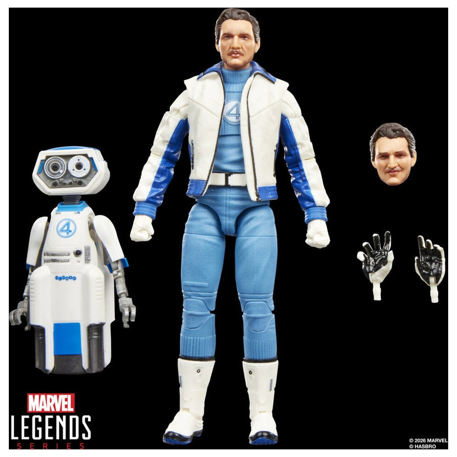 Marvel Legends Series Avengers Doomsday Mister Fantastic and Marvels H.E.R.B.I.E. figure 15cm product photo