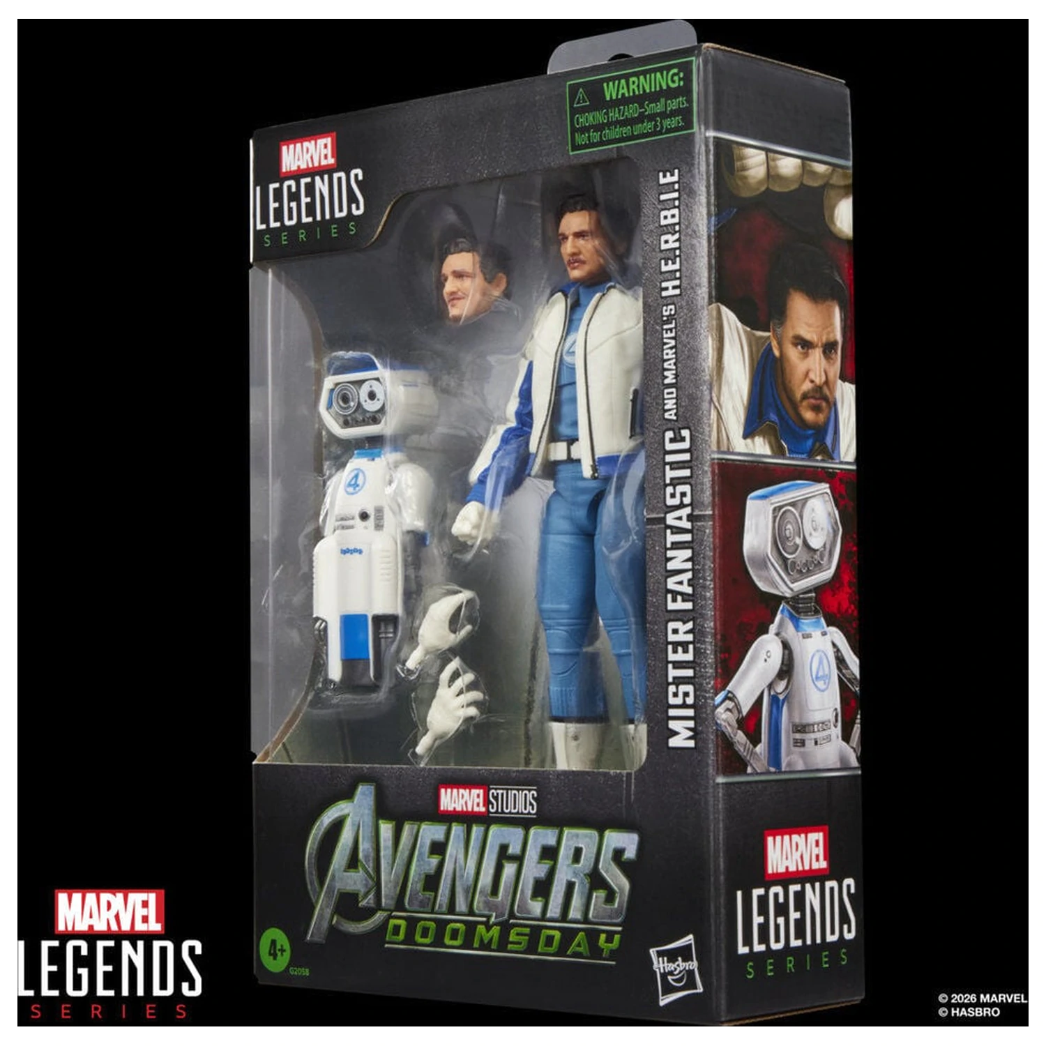 Marvel Legends Series Avengers Doomsday Mister Fantastic and Marvels H.E.R.B.I.E. figure 15cm product photo