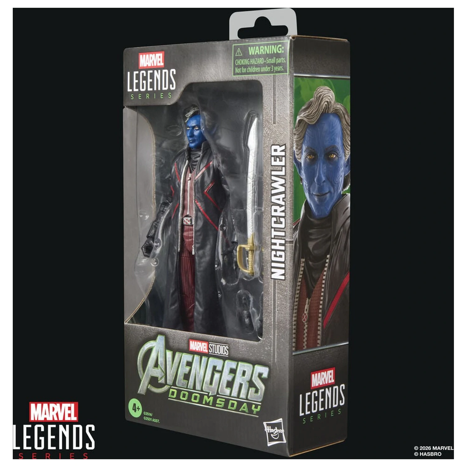 Marvel Legends Series Avengers Doomsday Nightcrawler figure 15cm product photo