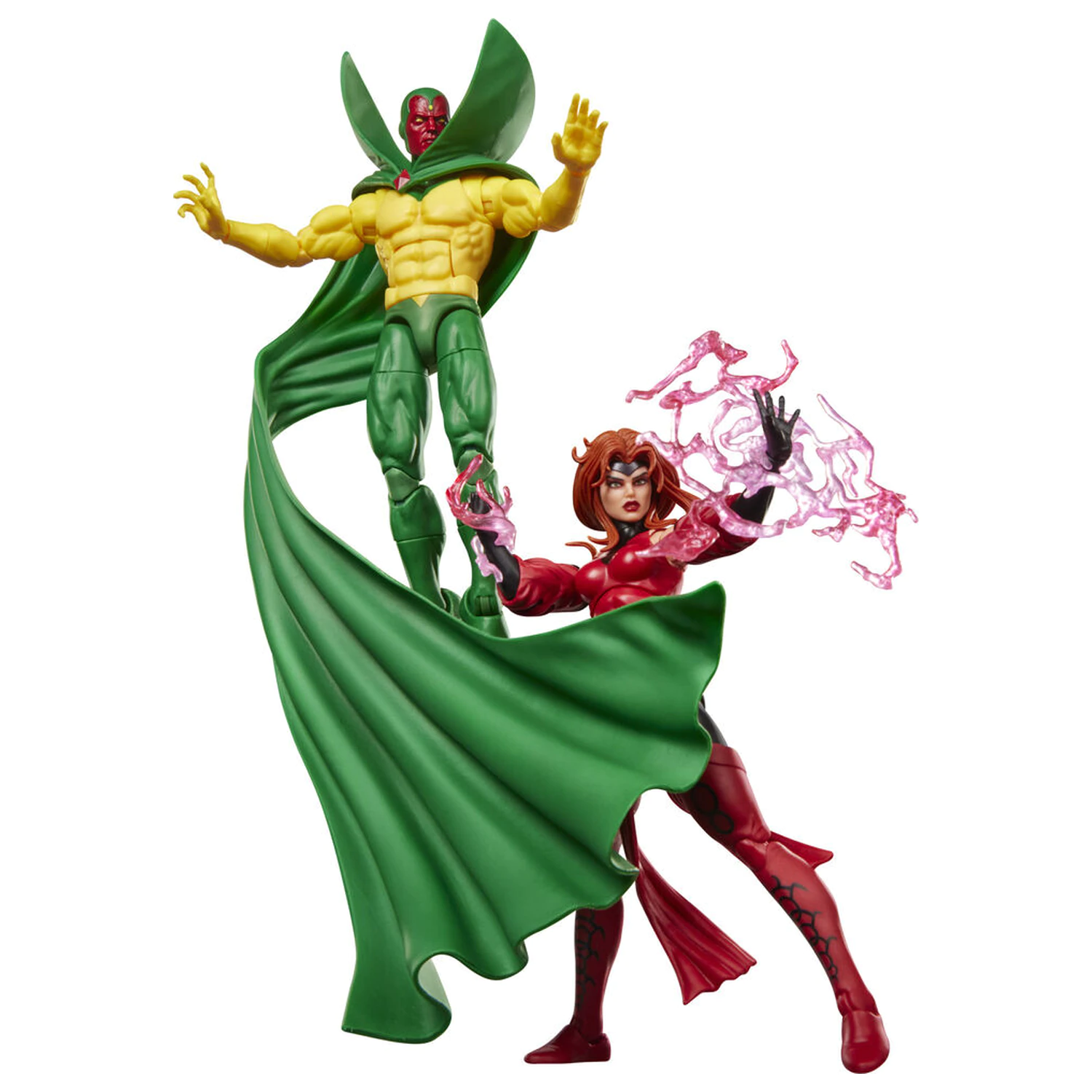 Marvel Legends Series Avengers Earts Mightiest Heroes Vision and Scarlet Witch pack 2 figures 15cm product photo