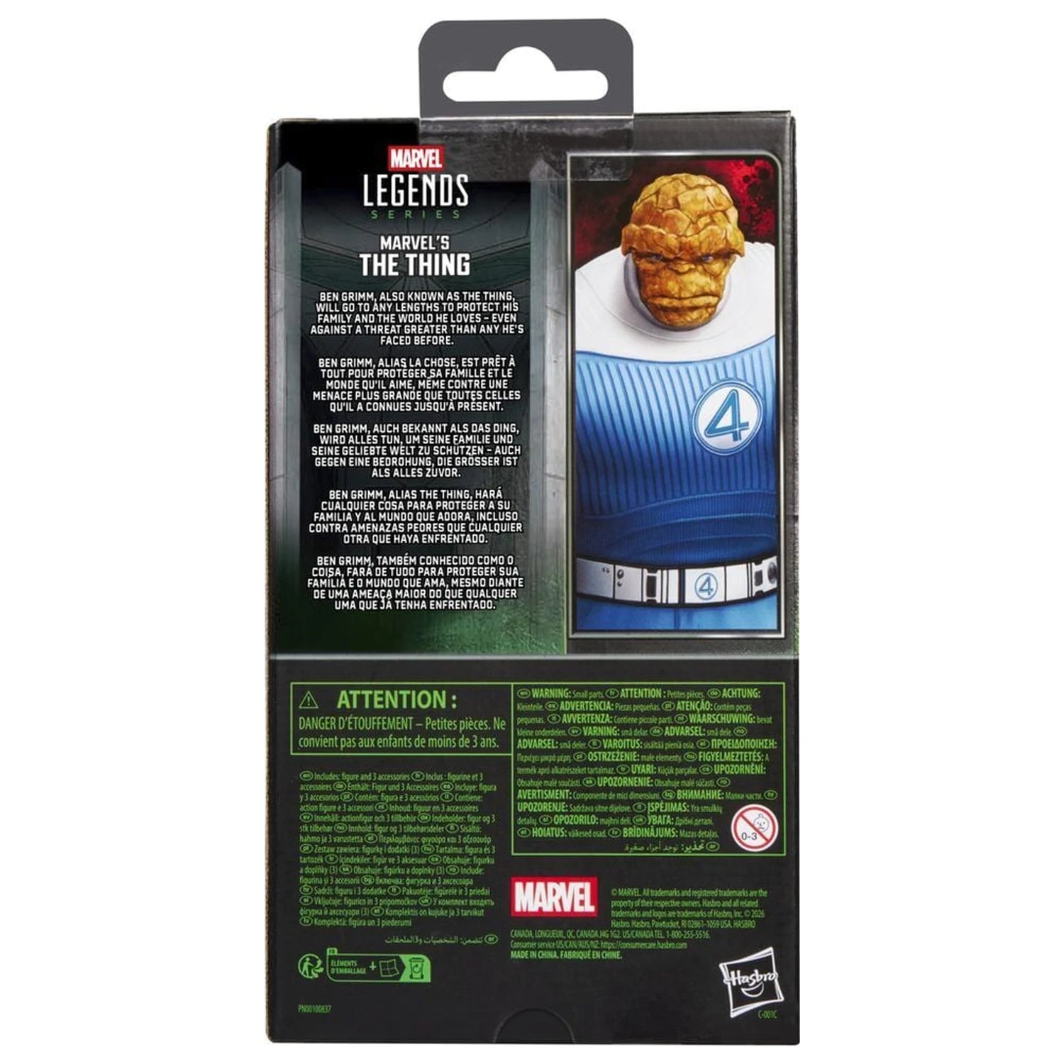 Marvel Legends Series Avengers Doomsday The Thing figure 15cm product photo