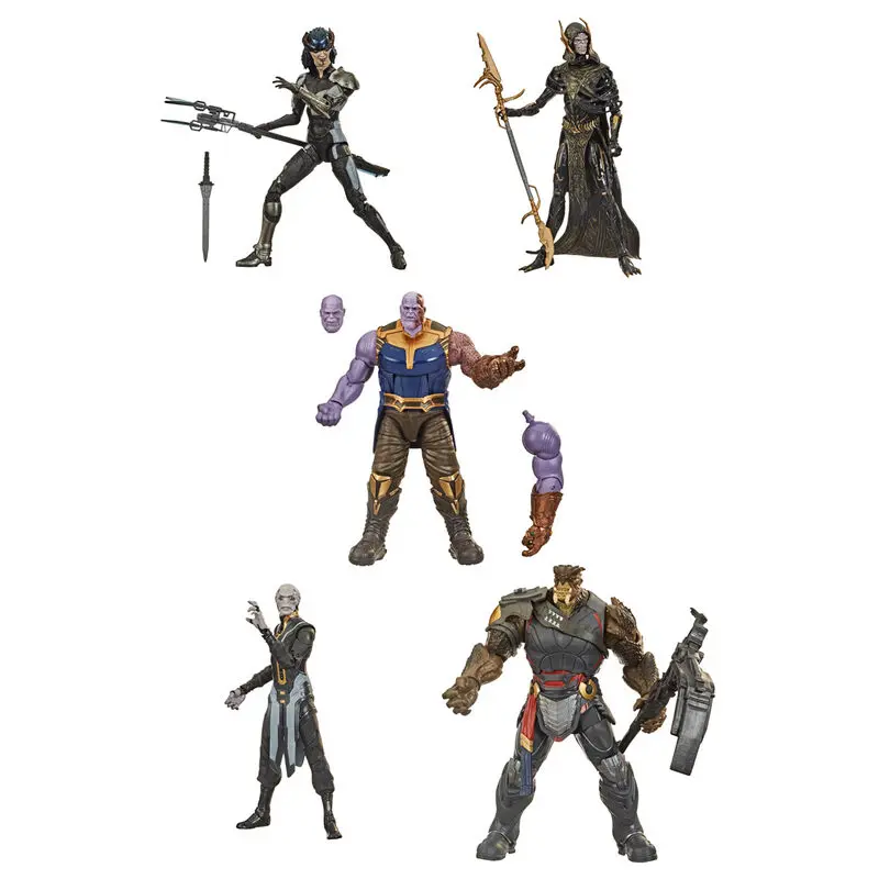 Marvel Legends Series Avengers The Children of Thanos set 5 figures 15cm product photo