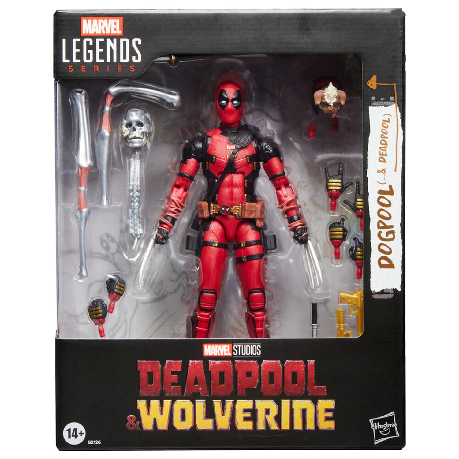 Marvel Legends Series Deadpool & Wolverine Dogpool & Deadpool figure 15cm product photo