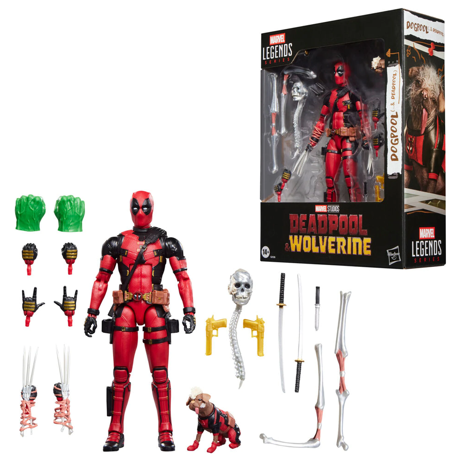 Marvel Legends Series Deadpool & Wolverine Dogpool & Deadpool figure 15cm product photo