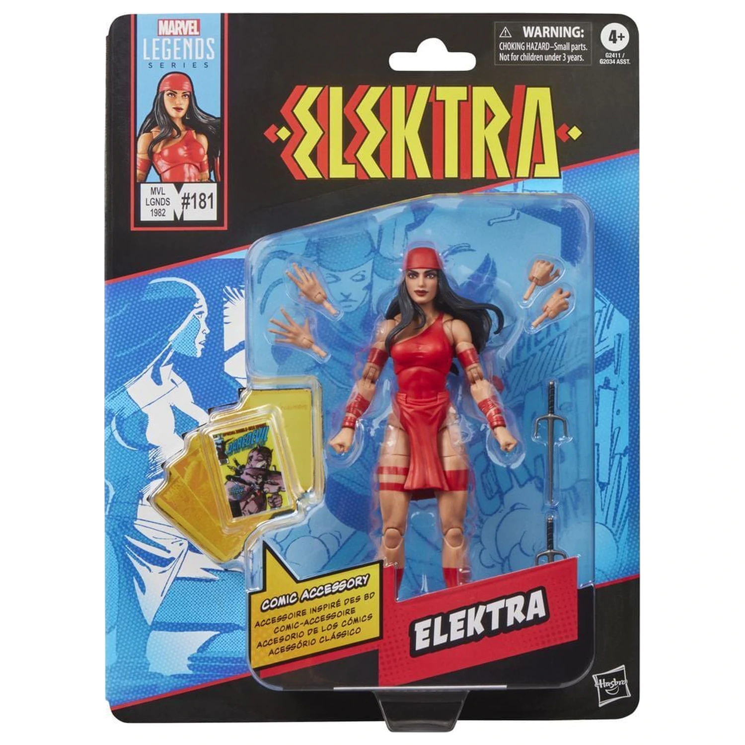 Marvel Legends Series Elektra figure 15cm product photo