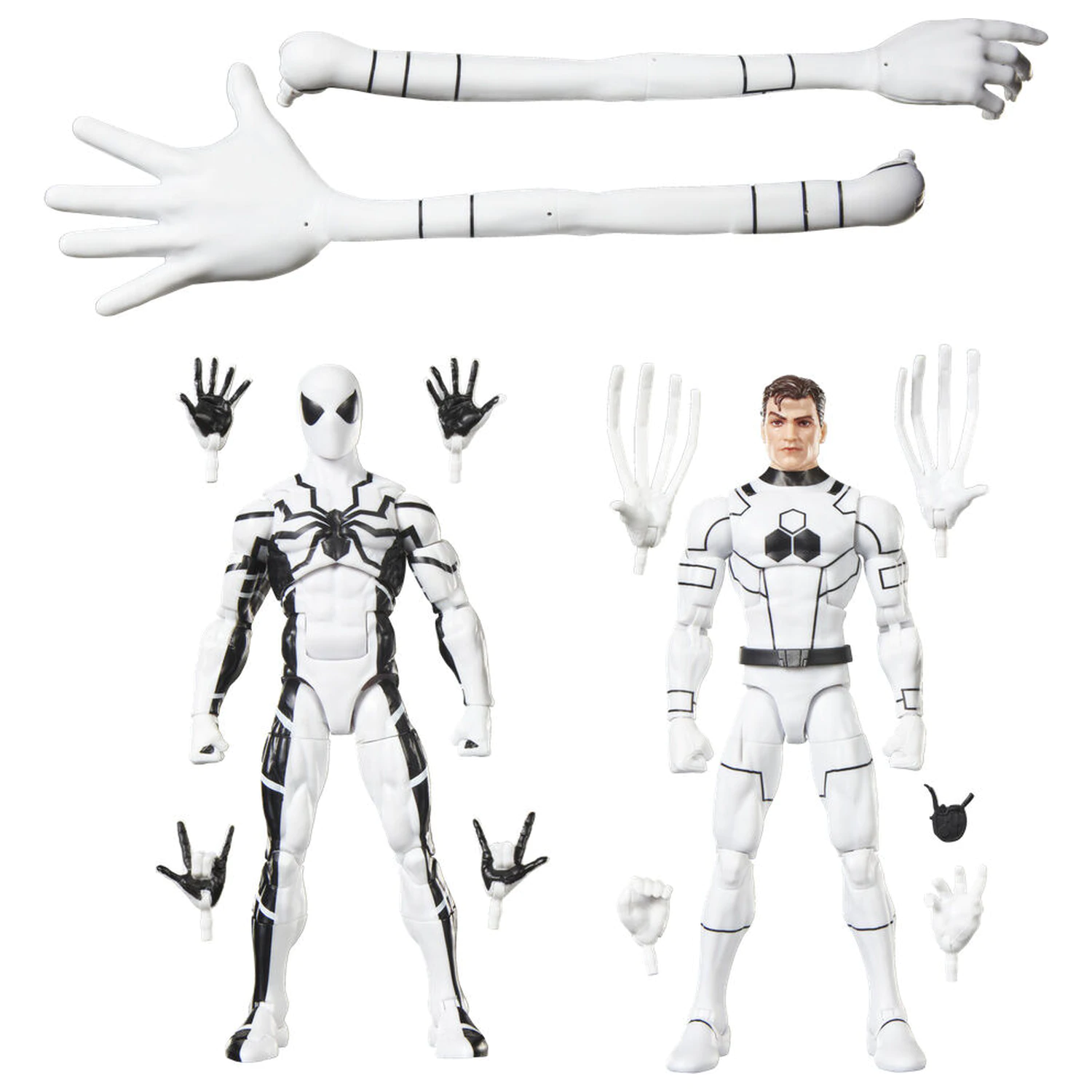 Marvel Legends Series Fantastic Four Mister Fantastic & Spiderman set 2 figures 15cm product photo