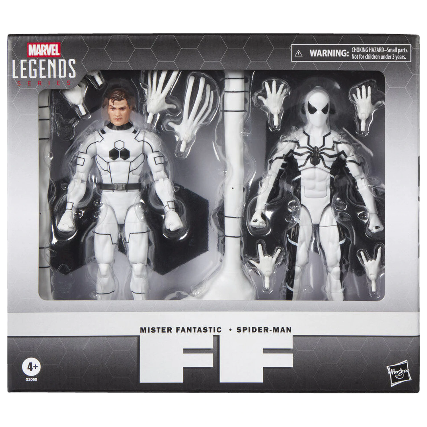 Marvel Legends Series Fantastic Four Mister Fantastic & Spiderman set 2 figures 15cm product photo