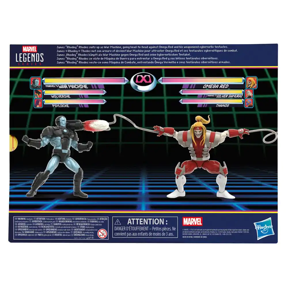 Marvel Legends Series Gamerverse Marvel's War Machine vs Marvel's Omega Red blister 2 figures 15cm product photo