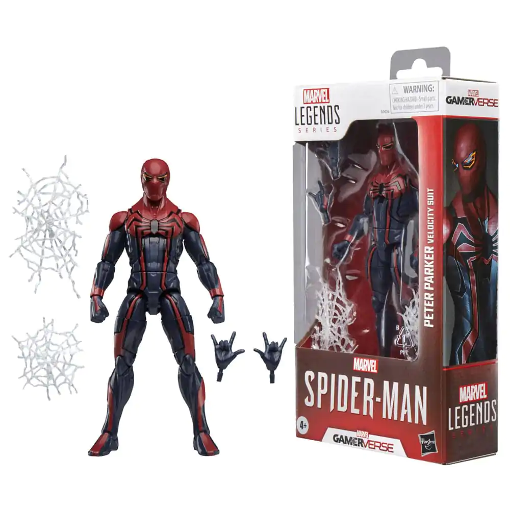 Marvel Legends Series Gamerverse Spider-Man Velocity Suit Peter Parker figure 15cm product photo