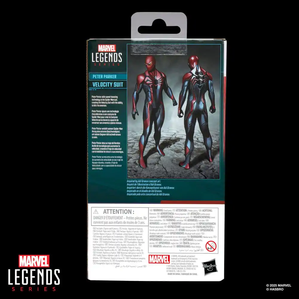 Marvel Legends Series Gamerverse Spider-Man Velocity Suit Peter Parker figure 15cm product photo