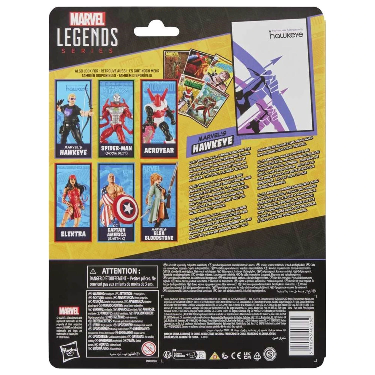 Marvel Legends Series Hawkeye figure 15cm product photo