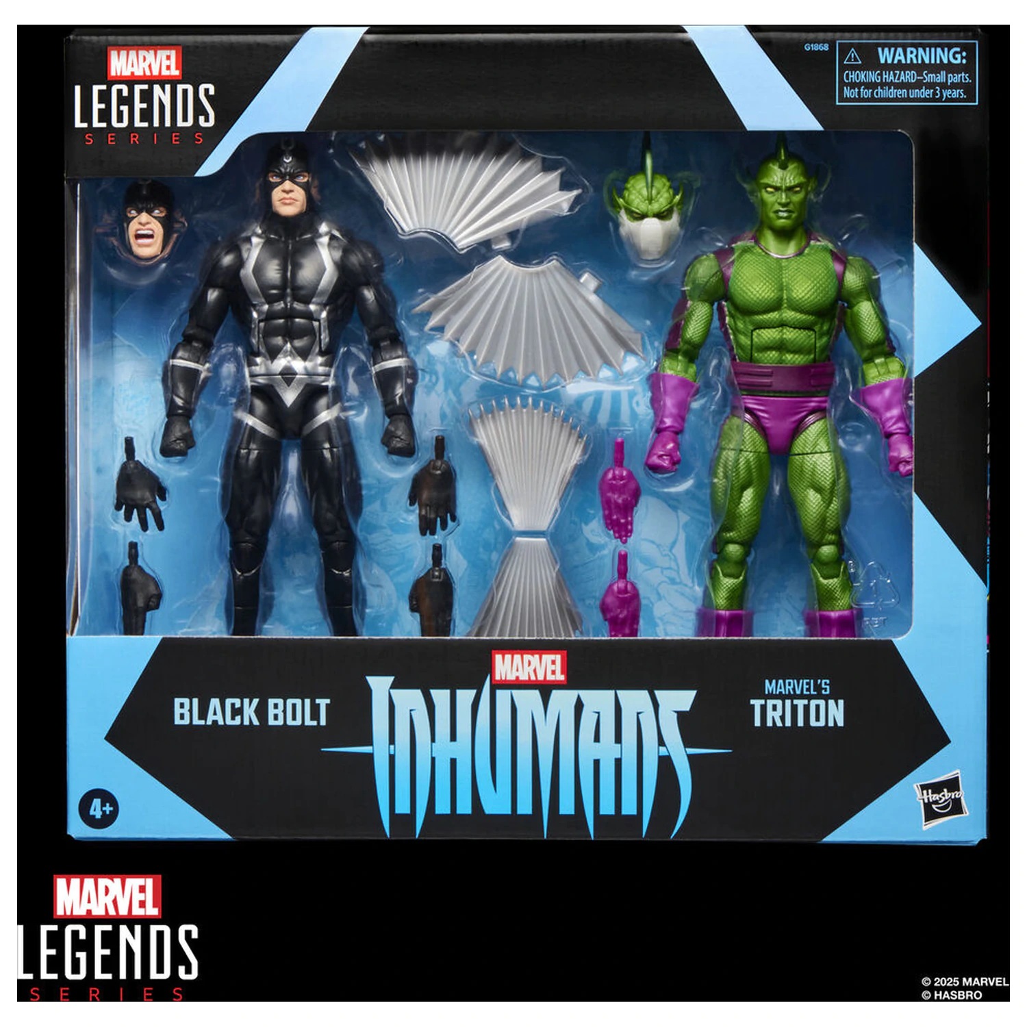 Marvel Legends Series Inhumans Black Bolt & Triton pack 2 figures 15cm product photo