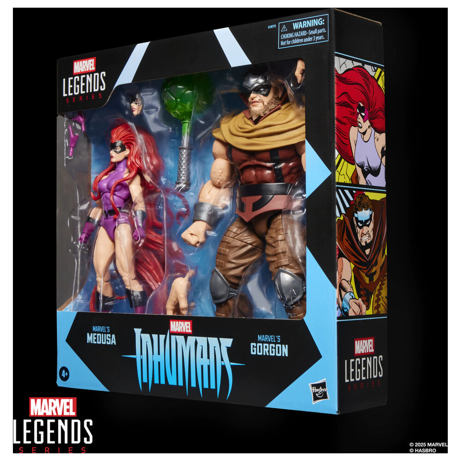 Marvel Legends Series Inhumans Medusa & Gorgon pack 2 figures product photo