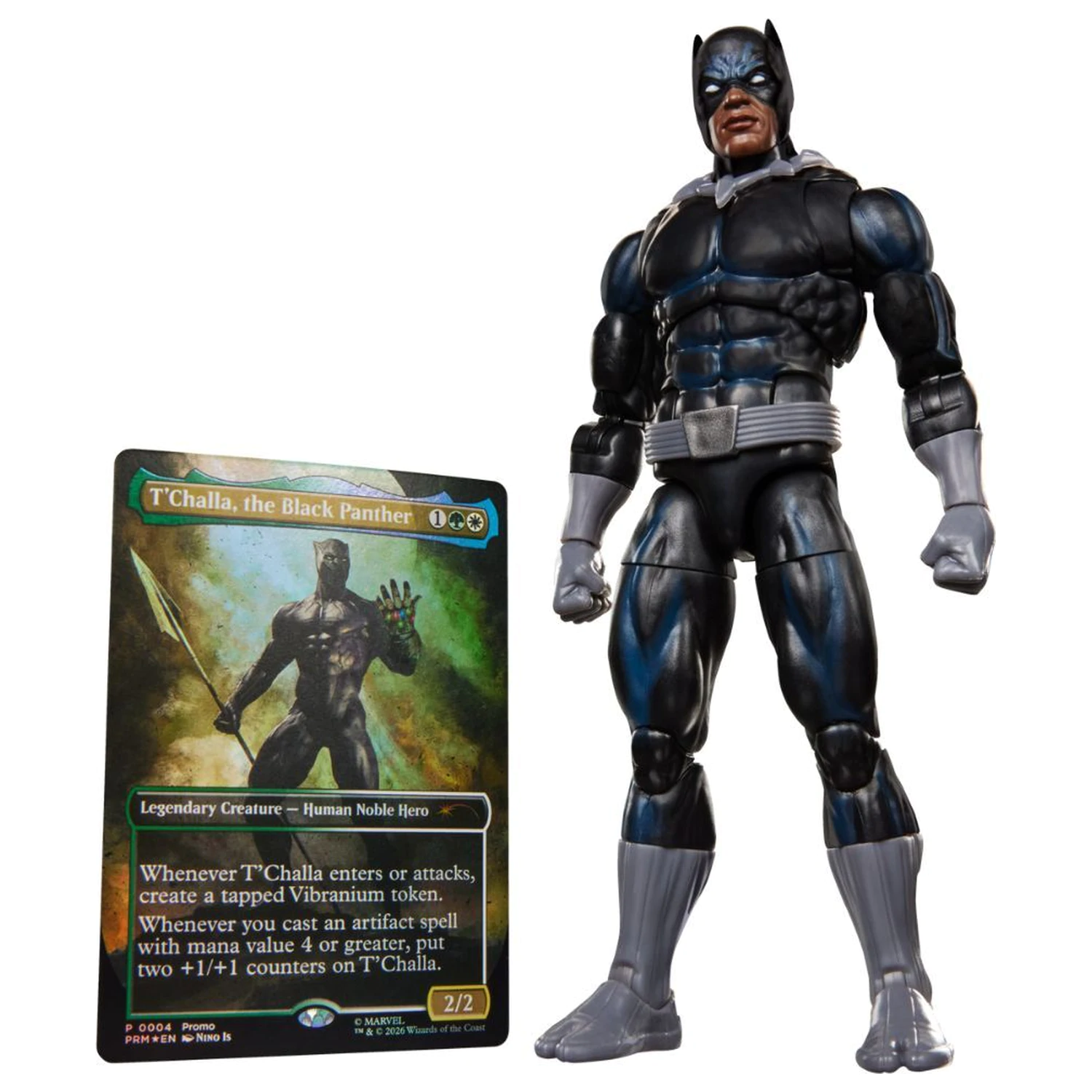 Marvel Legends Series Magic The Gathering Black Panther figure 15cm product photo