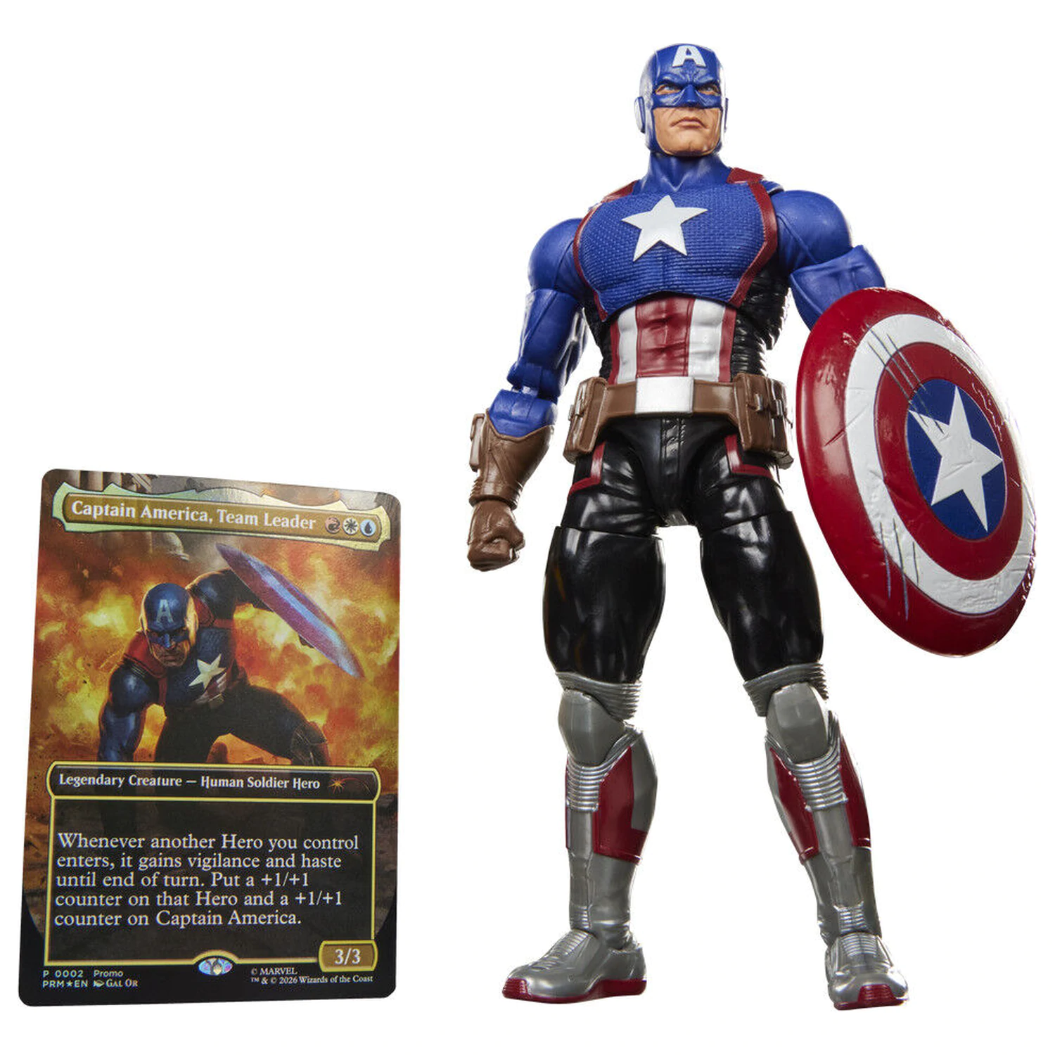 Marvel Legends Series Magic The Gathering Captain America Avengers Twilight figure 15cm product photo