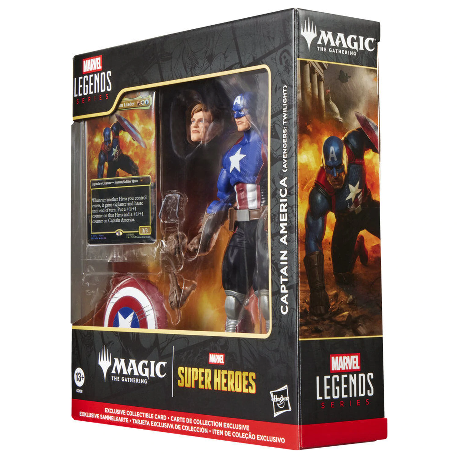 Marvel Legends Series Magic The Gathering Captain America Avengers Twilight figure 15cm product photo