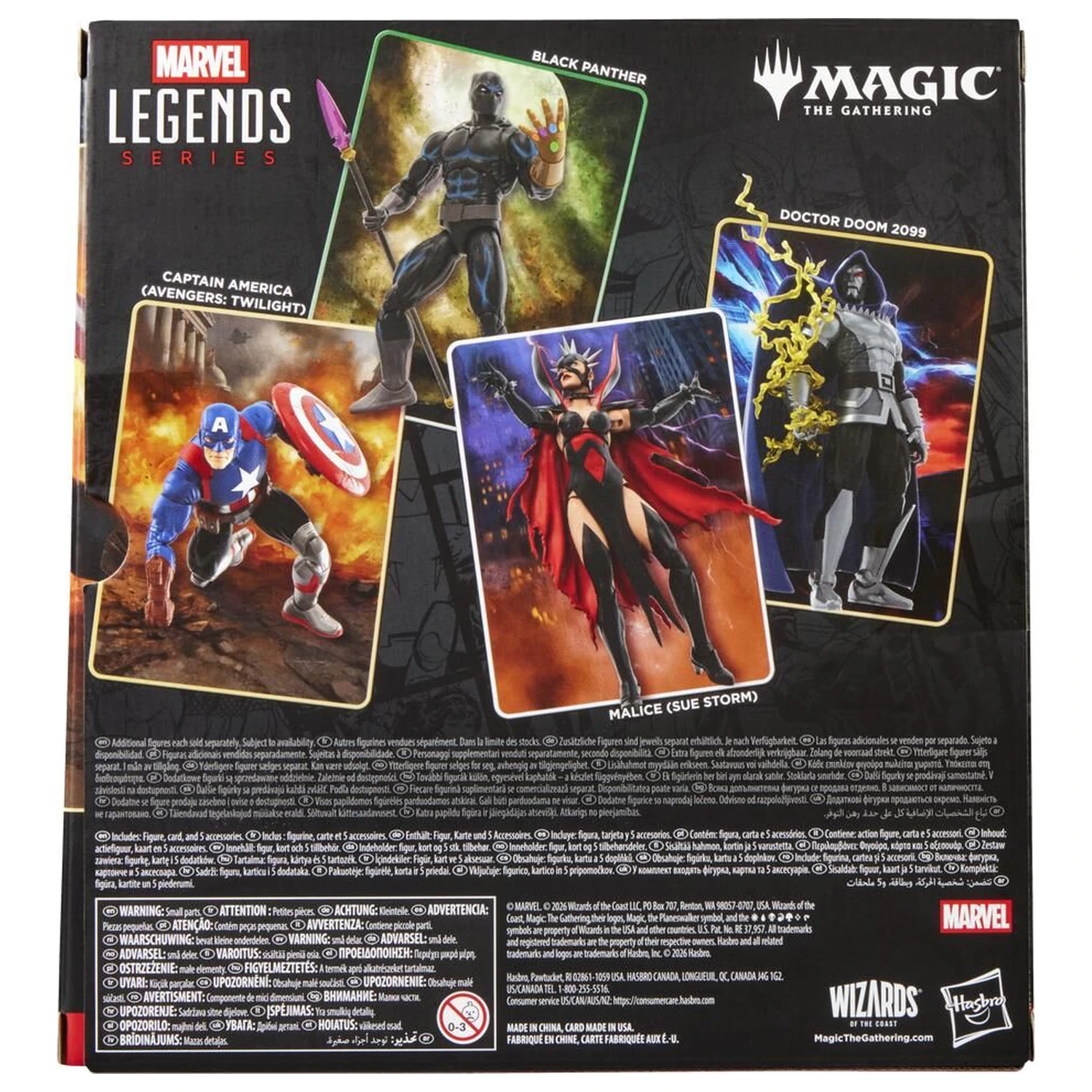 Marvel Legends Series Magic The Gathering Captain America Avengers Twilight figure 15cm product photo
