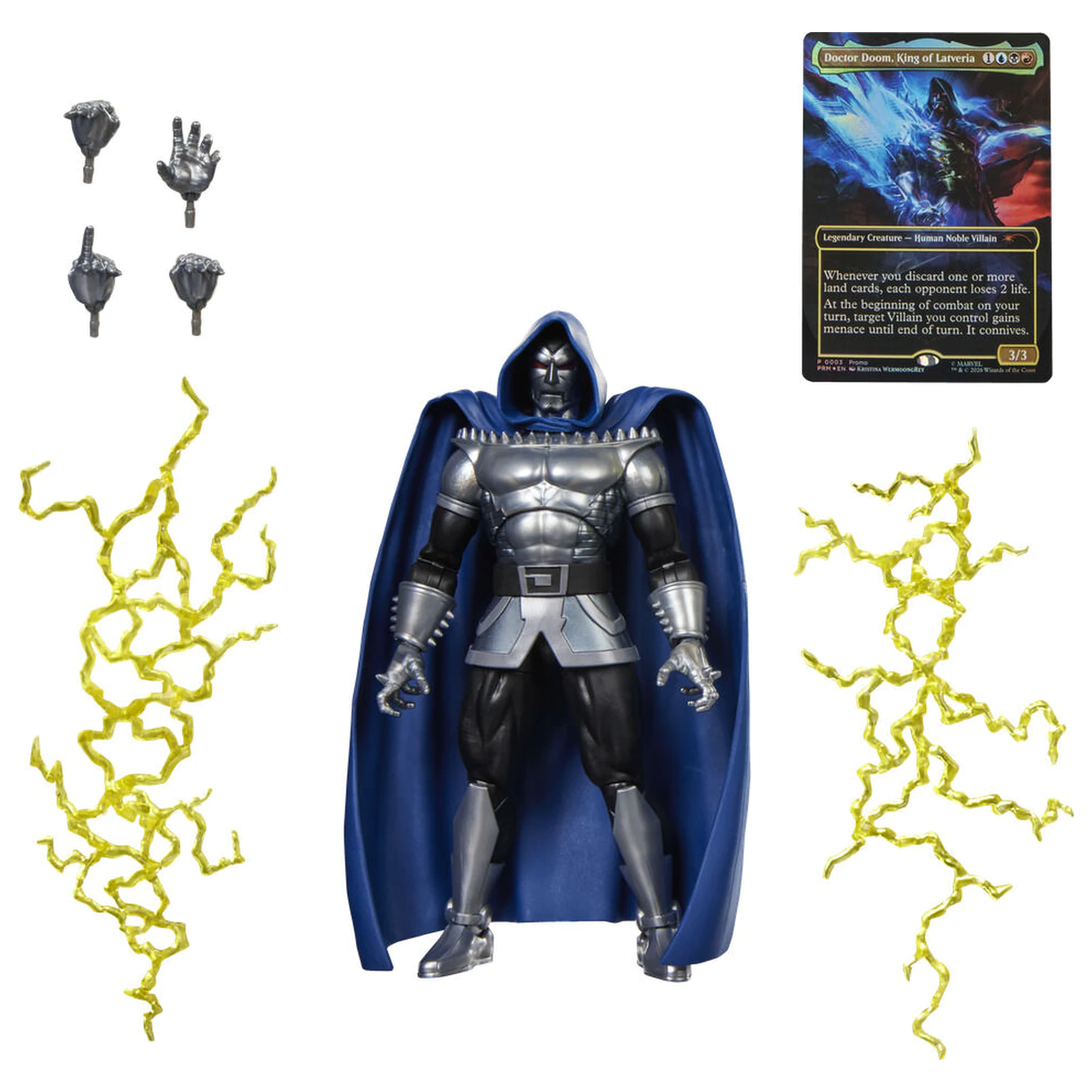 Marvel Legends Series Magic The Gathering Doctor Doom 2099 figure 15cm product photo