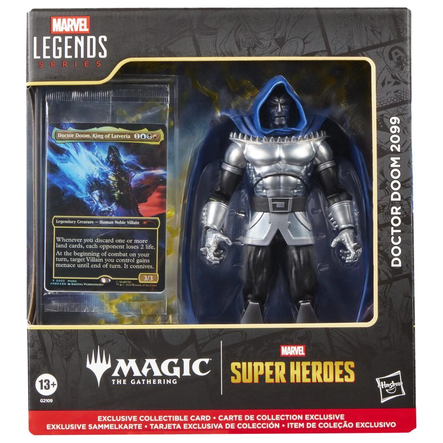 Marvel Legends Series Magic The Gathering Doctor Doom 2099 figure 15cm product photo