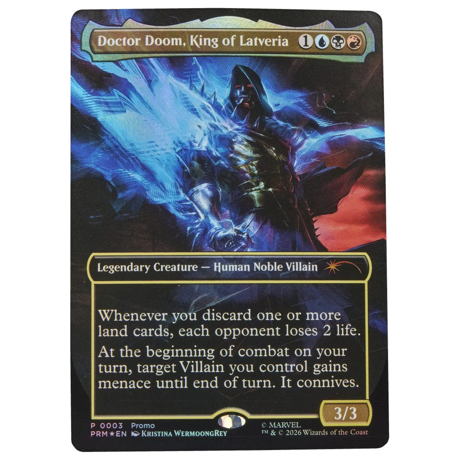 Marvel Legends Series Magic The Gathering Doctor Doom 2099 figure 15cm product photo