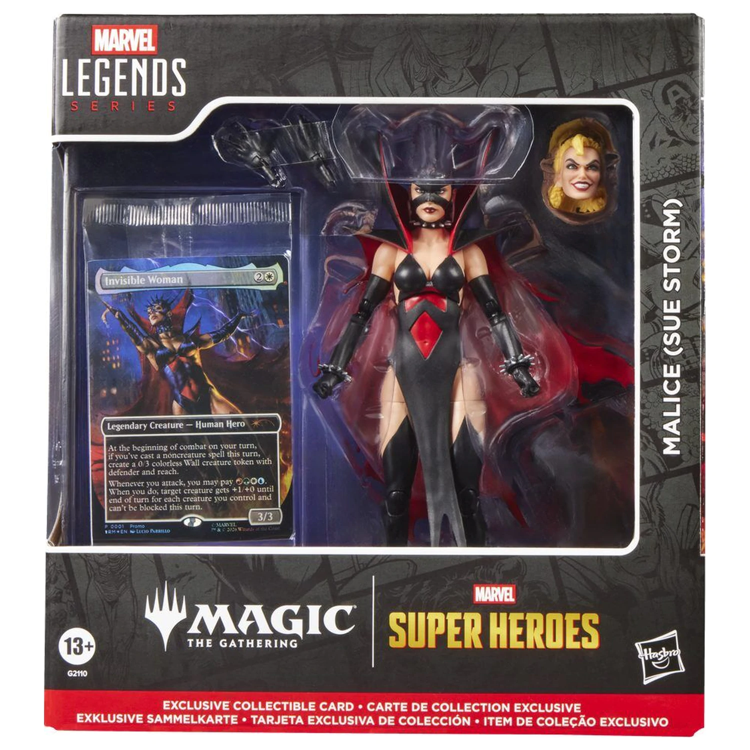 Marvel Legends Series Magic The Gathering Malice Sue Storm figure 15cm product photo
