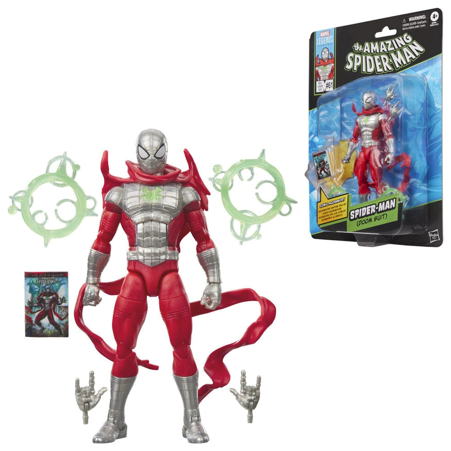 Marvel Legends Series Spiderman Doom Suit The Amazing Spider-Man figure 15cm product photo