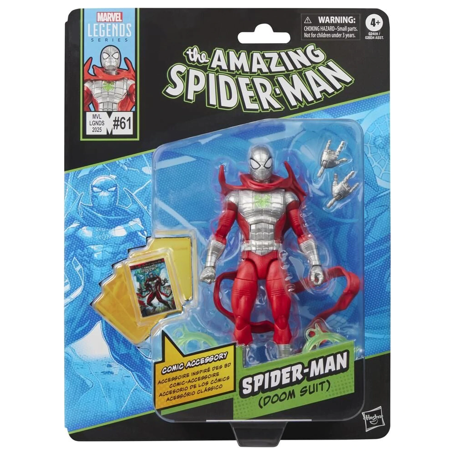 Marvel Legends Series Spiderman Doom Suit The Amazing Spider-Man figure 15cm product photo
