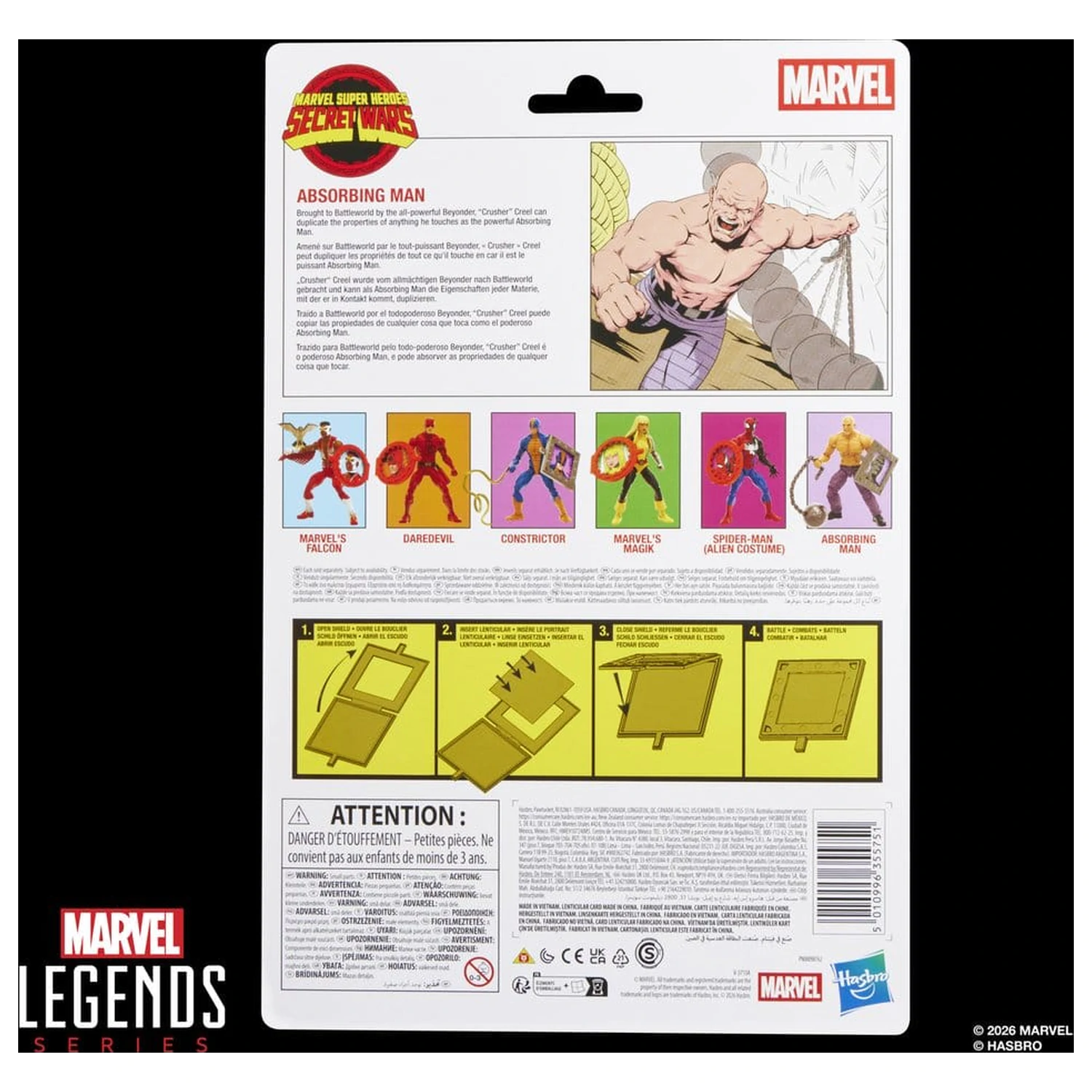 Marvel Legends Series Secret Wars Absorbing figure 15cm product photo
