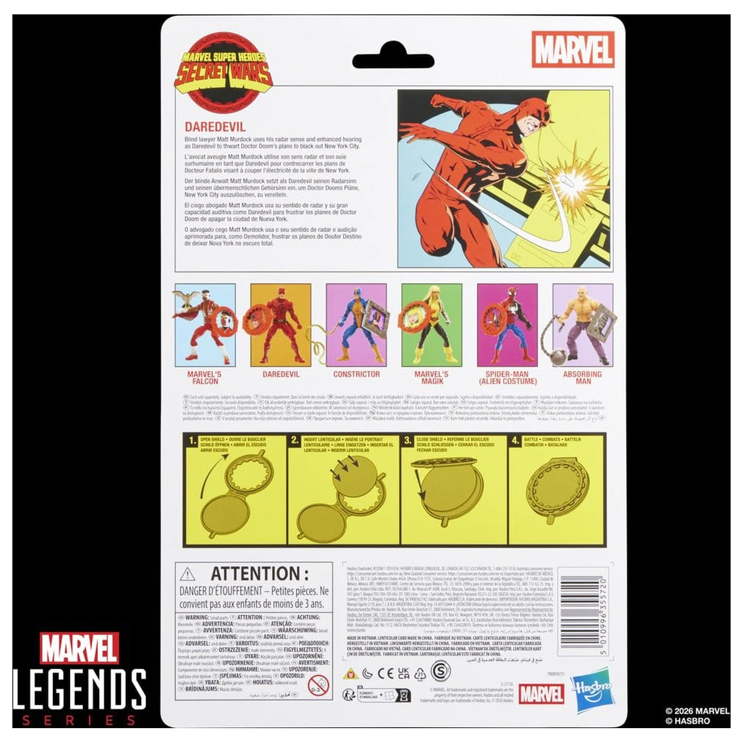 Marvel Legends Series Secret Wars Daredevil figure 15cm product photo