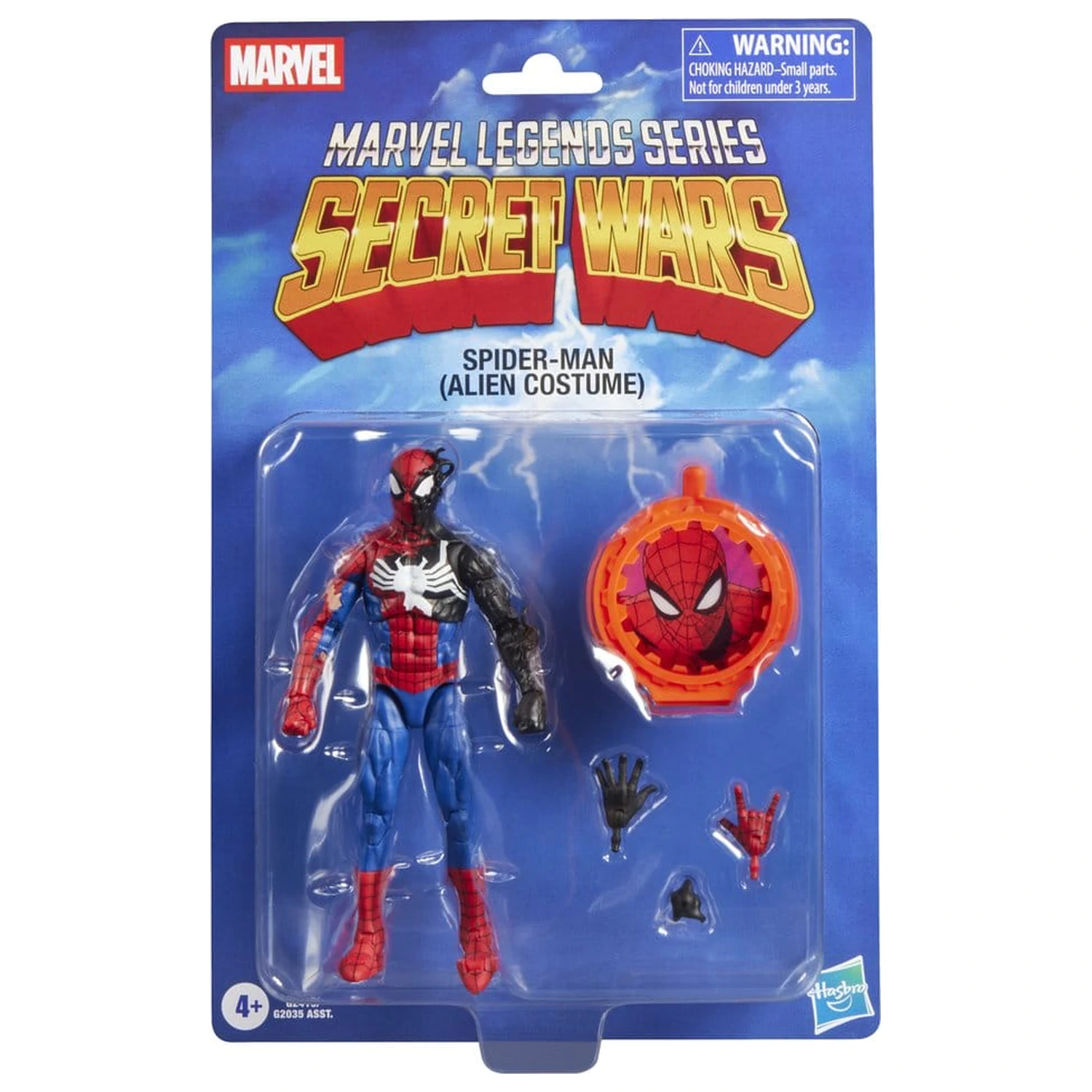 Marvel Legends Series Secret Wars Spiderman Alien Costume figure 15cm product photo