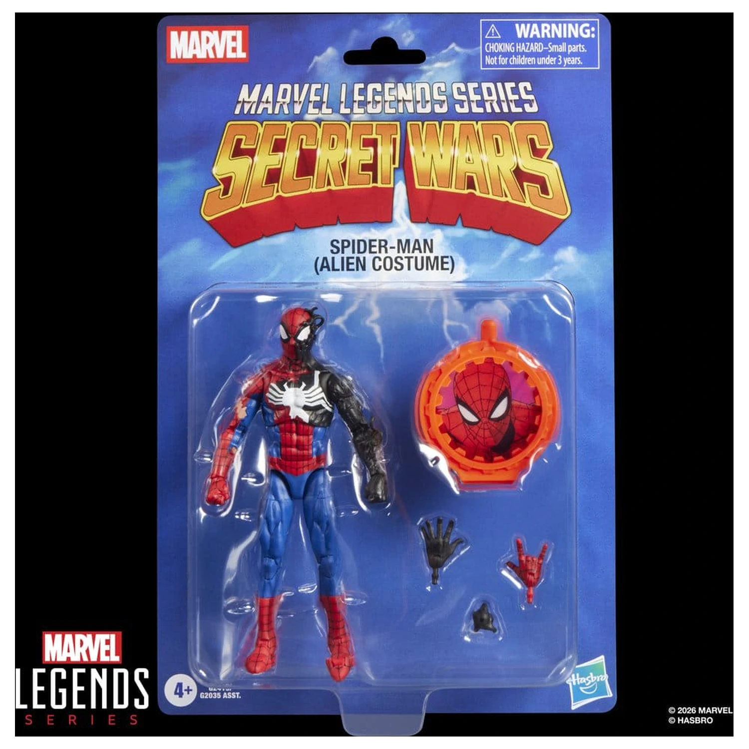 Marvel Legends Series Secret Wars Spiderman Alien Costume figure 15cm product photo