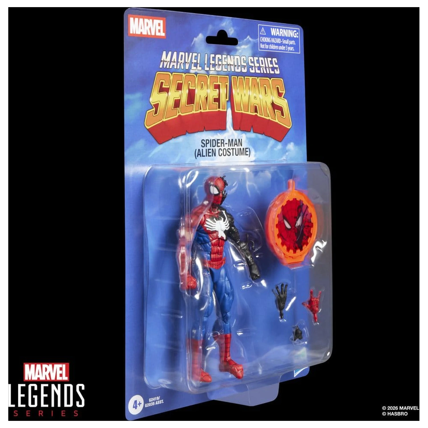 Marvel Legends Series Secret Wars Spiderman Alien Costume figure 15cm product photo
