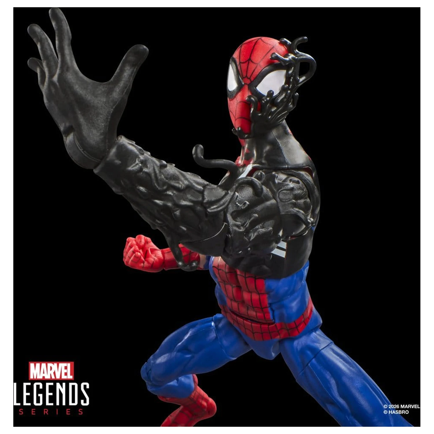Marvel Legends Series Secret Wars Spiderman Alien Costume figure 15cm product photo