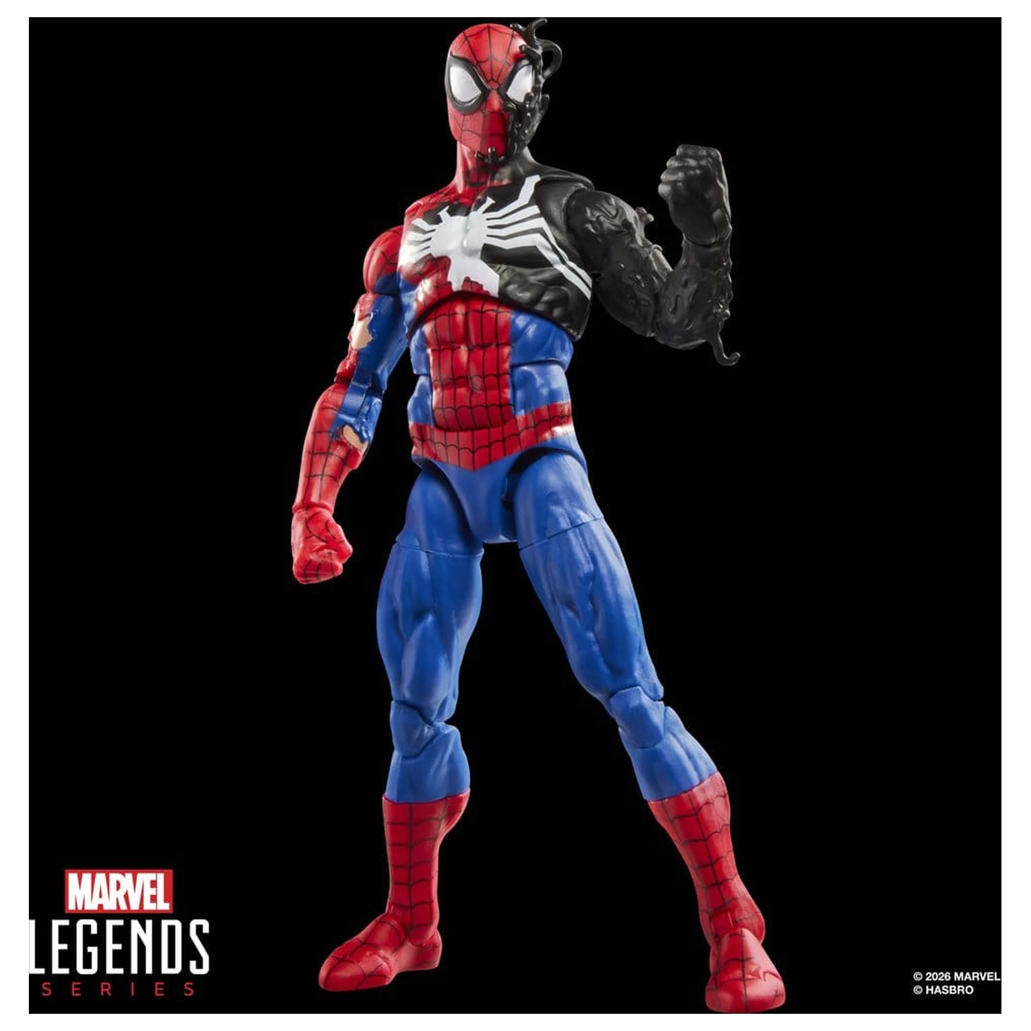 Marvel Legends Series Secret Wars Spiderman Alien Costume figure 15cm product photo
