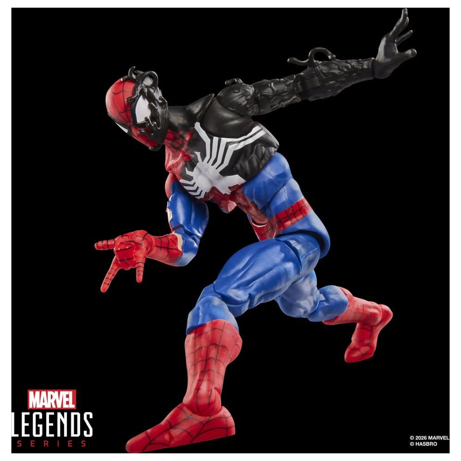 Marvel Legends Series Secret Wars Spiderman Alien Costume figure 15cm product photo