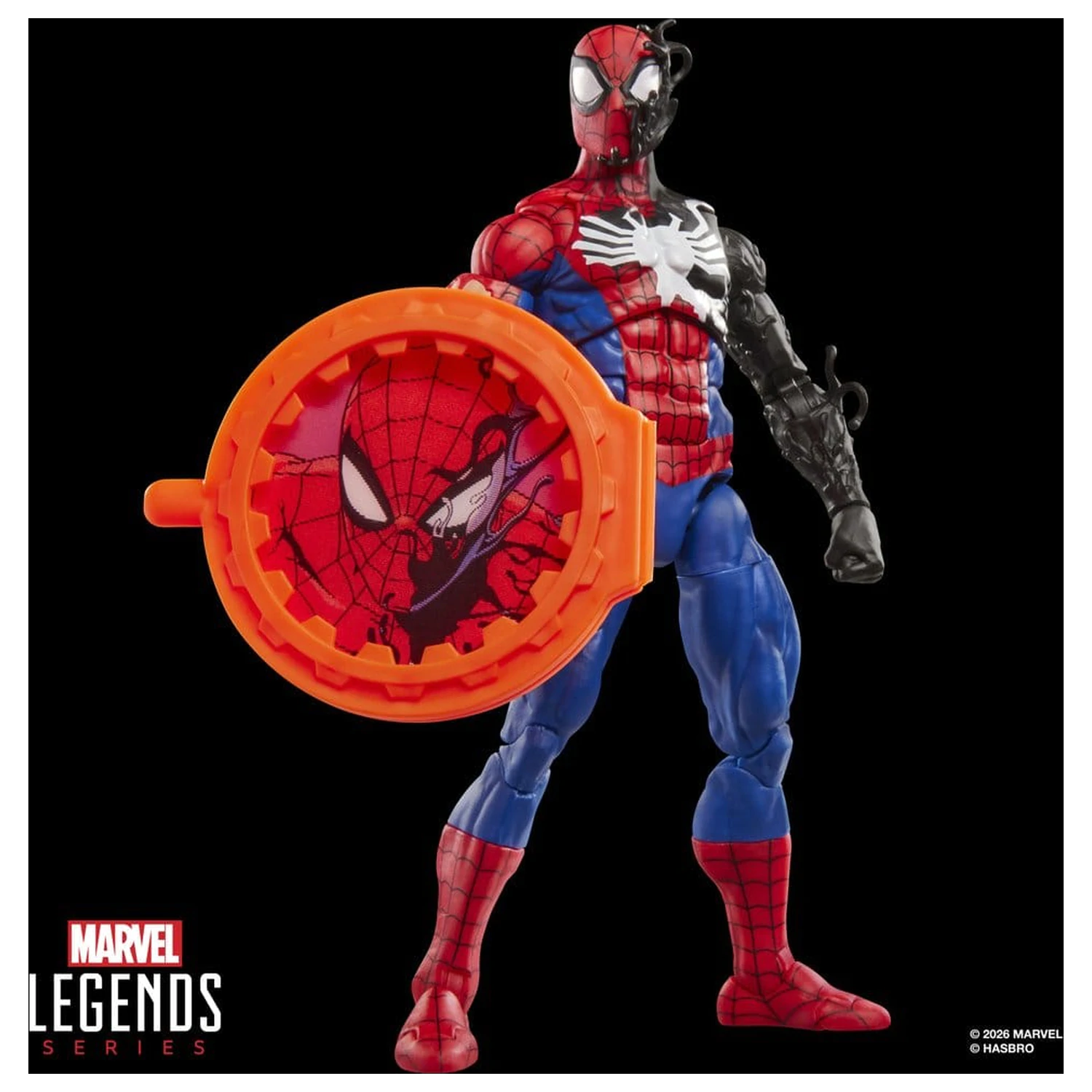 Marvel Legends Series Secret Wars Spiderman Alien Costume figure 15cm product photo