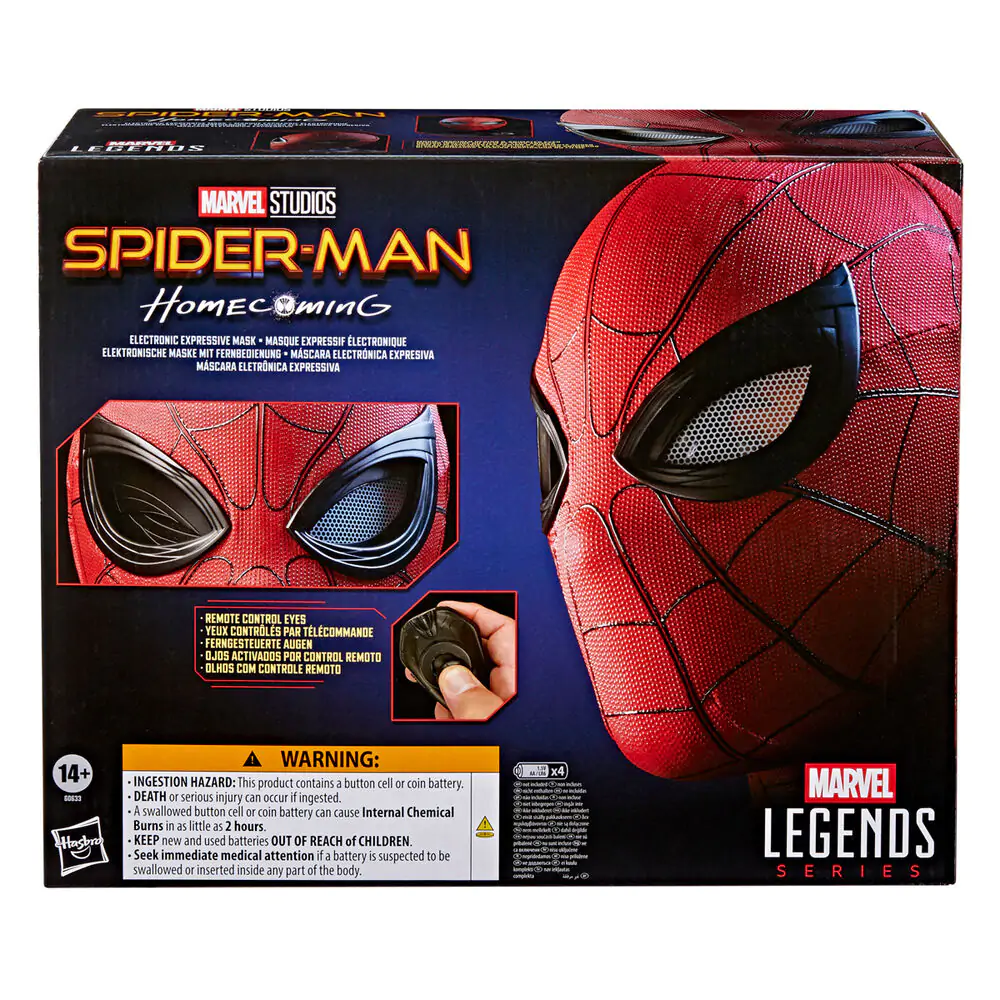 Marvel Legends Series Spider-Man: Homecoming electronic mask product photo