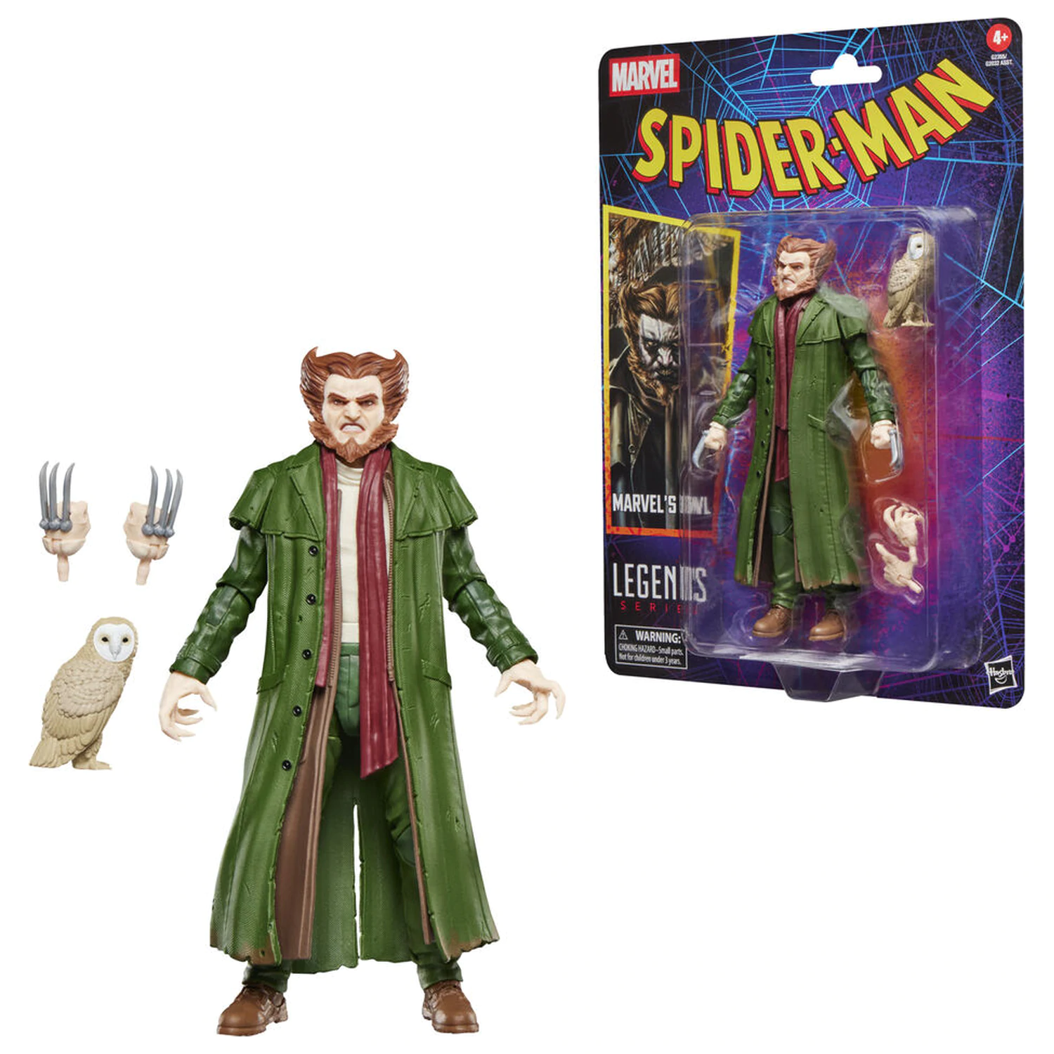 Marvel Legends Series Spider-Man Owl figure 15cm product photo