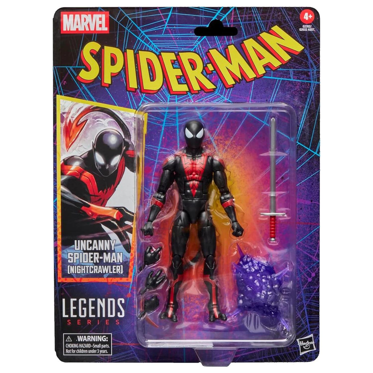 Marvel Legends Series Spider-Man Uncanny Spider-Man Nightcrawler figure 15cm product photo