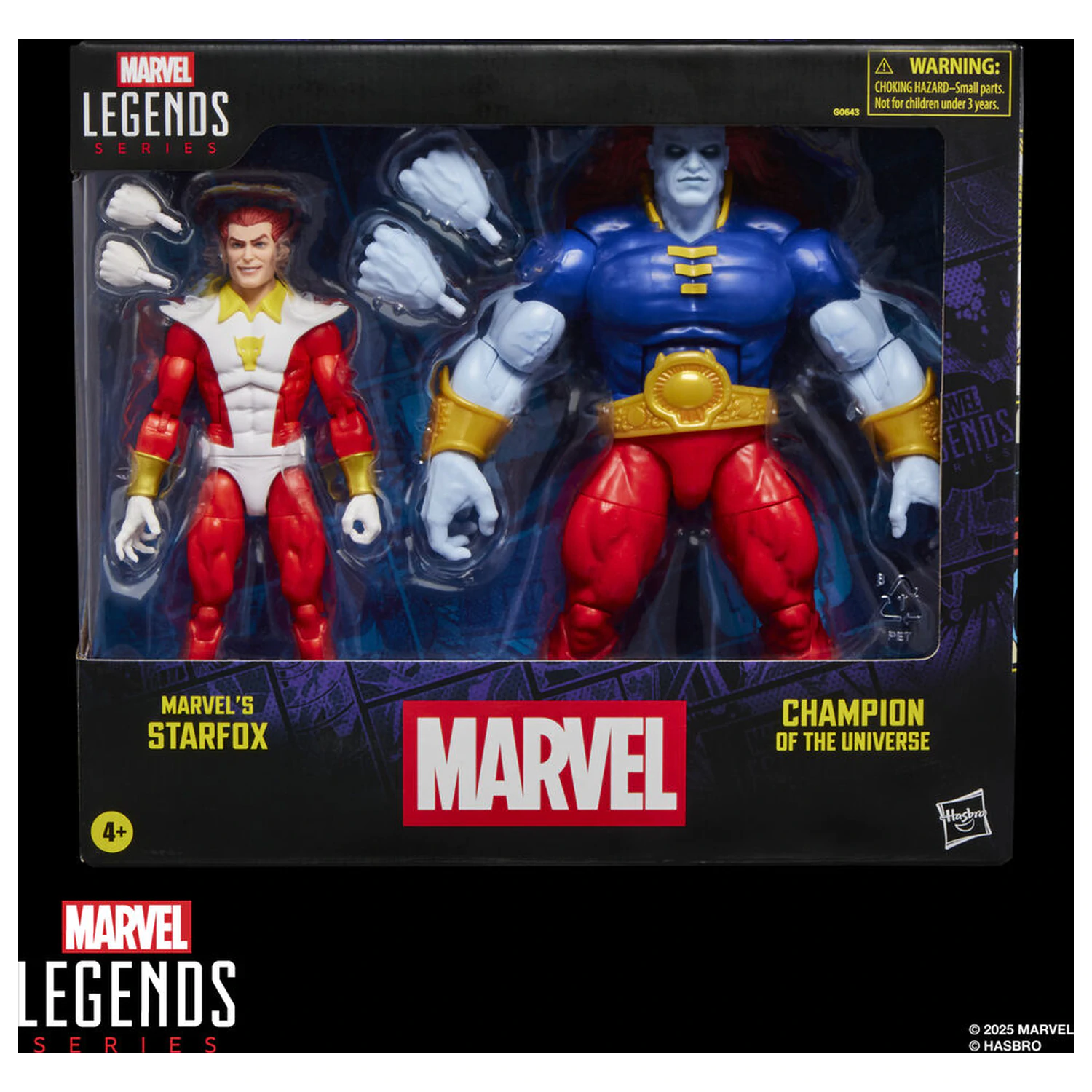 Marvel Legends Series Starfox & Champion of the Universe pack 2 figures 15cm product photo
