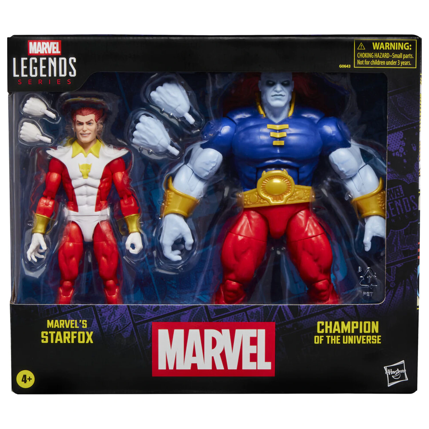Marvel Legends Series Starfox & Champion of the Universe pack 2 figures 15cm product photo