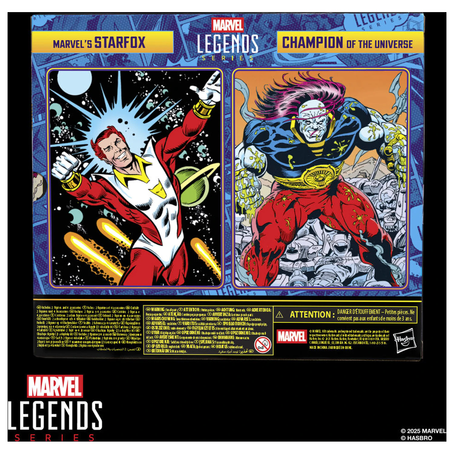 Marvel Legends Series Starfox & Champion of the Universe pack 2 figures 15cm product photo