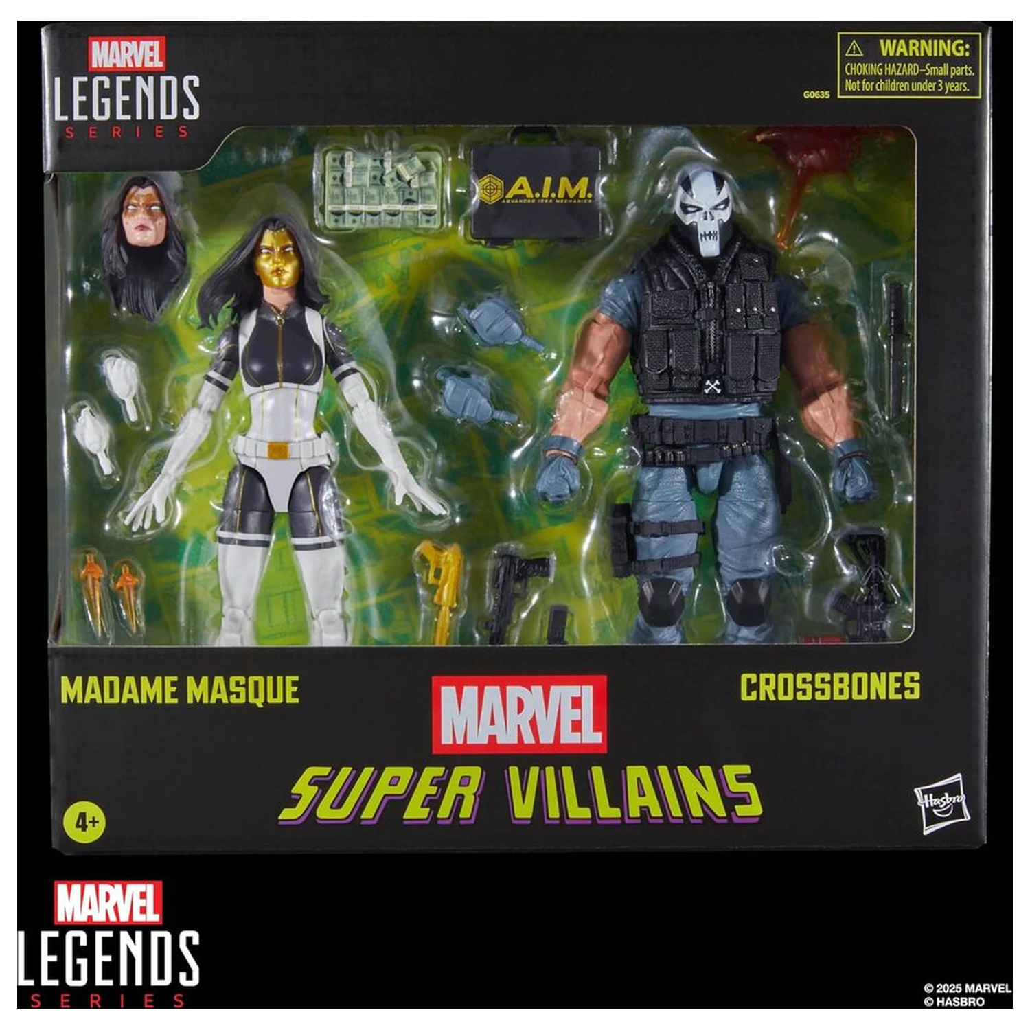 Marvel Legends Series Super Villains Madame Masque & Crossbones pack 2 figures 15cm product photo