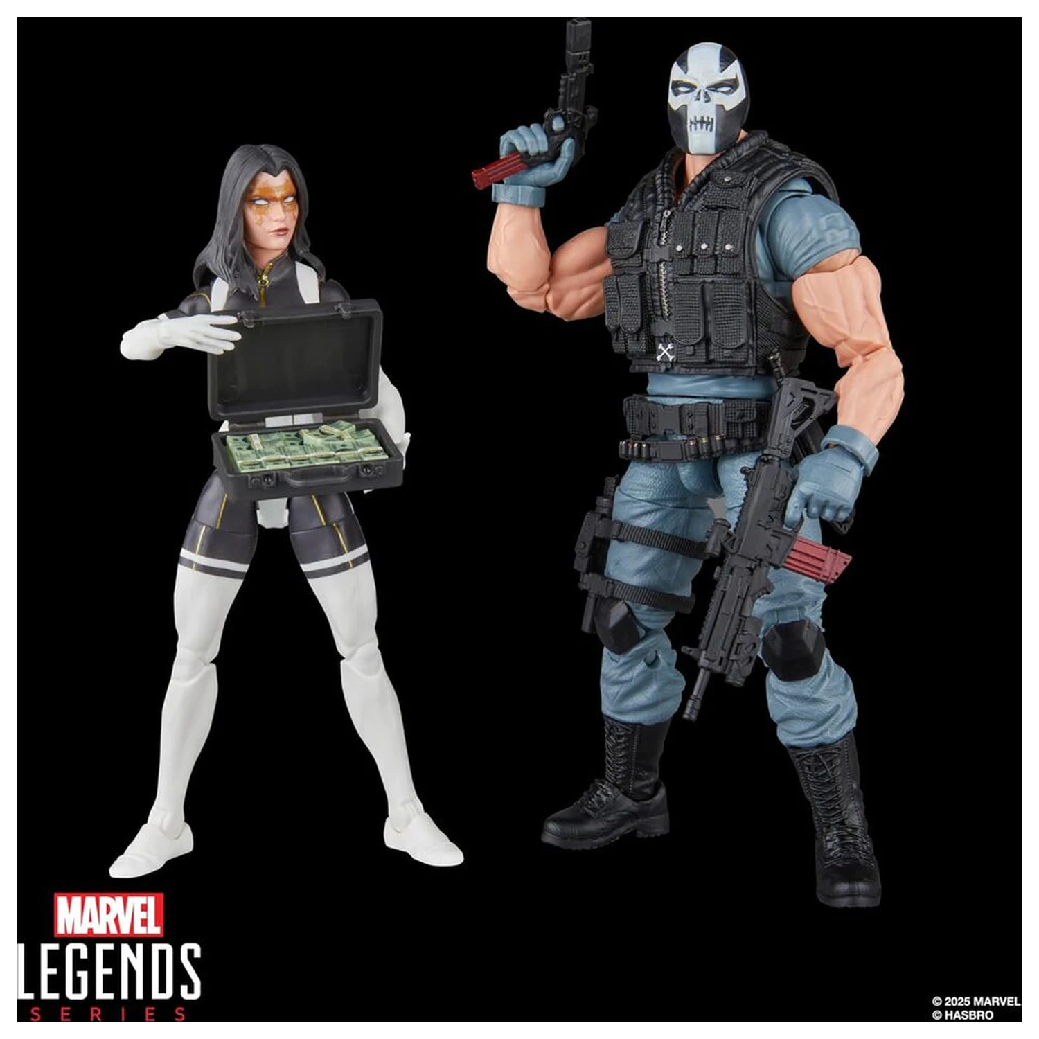 Marvel Legends Series Super Villains Madame Masque & Crossbones pack 2 figures 15cm product photo