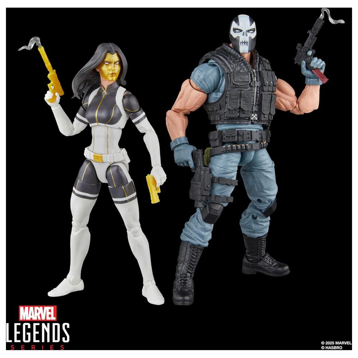 Marvel Legends Series Super Villains Madame Masque & Crossbones pack 2 figures 15cm product photo