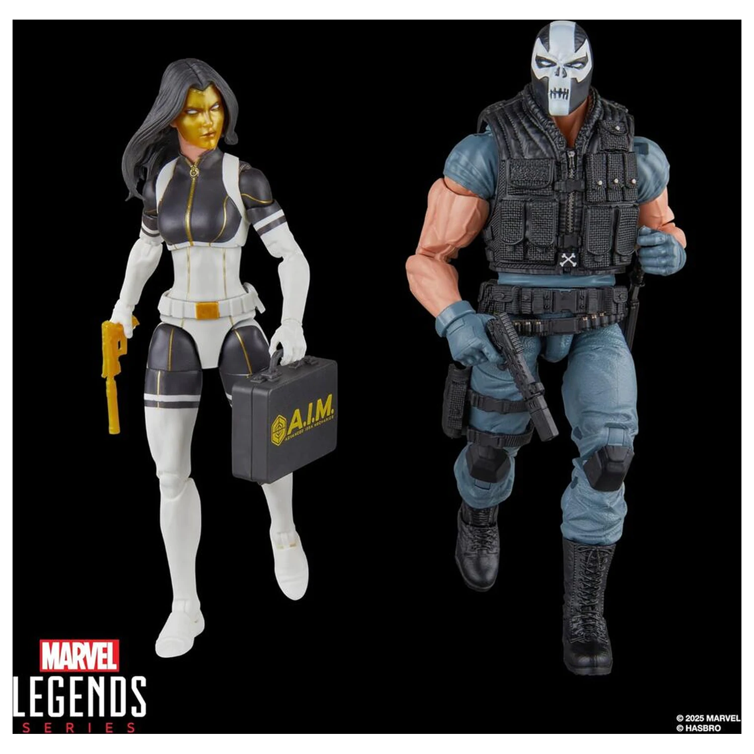 Marvel Legends Series Super Villains Madame Masque & Crossbones pack 2 figures 15cm product photo