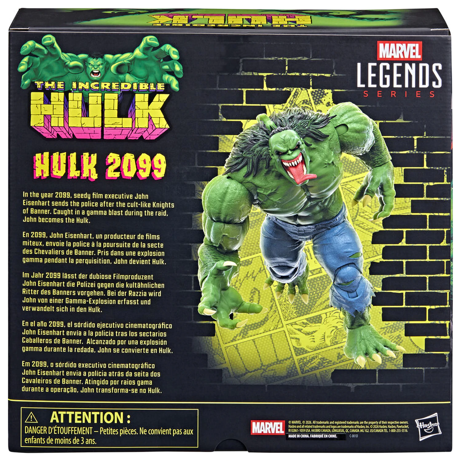Marvel Legends Series The Incredible Hulk - Hulk 2099 figure 15cm product photo