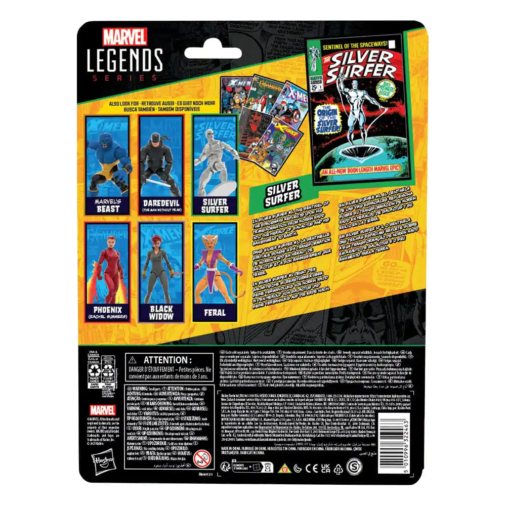 Marvel Legends Series The Silver Surfer - Silver Surfer figure 15cm product photo