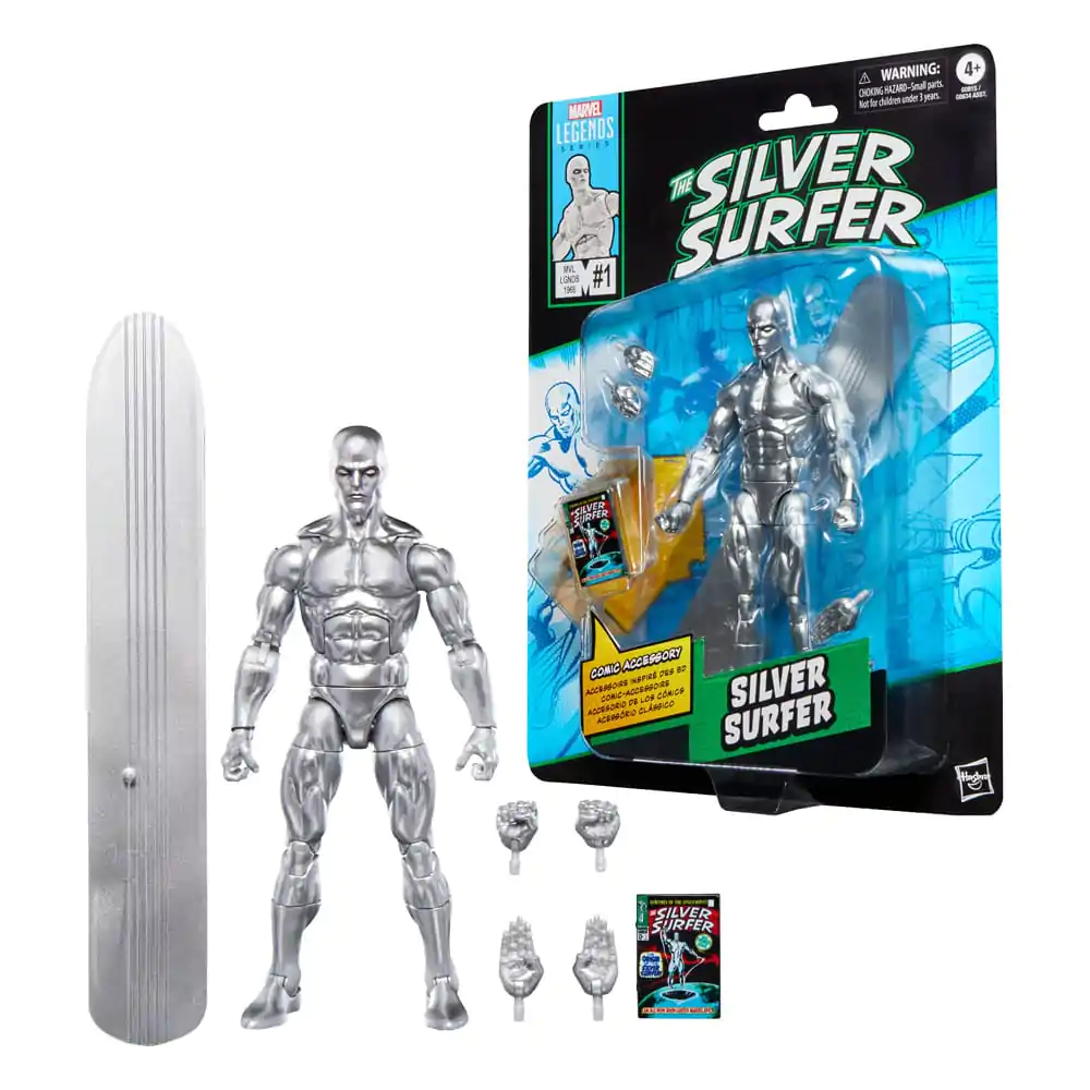 Marvel Legends Series The Silver Surfer - Silver Surfer figure 15cm product photo