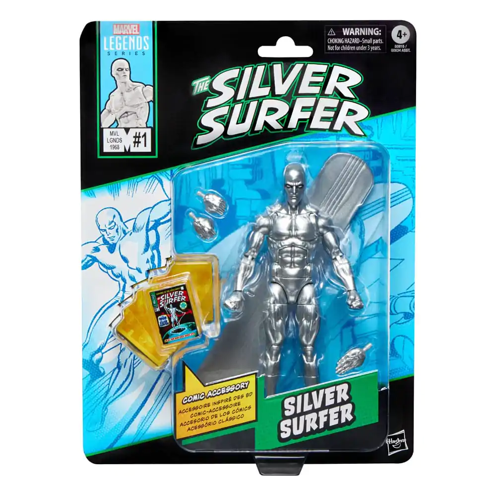 Marvel Legends Series The Silver Surfer - Silver Surfer figure 15cm product photo